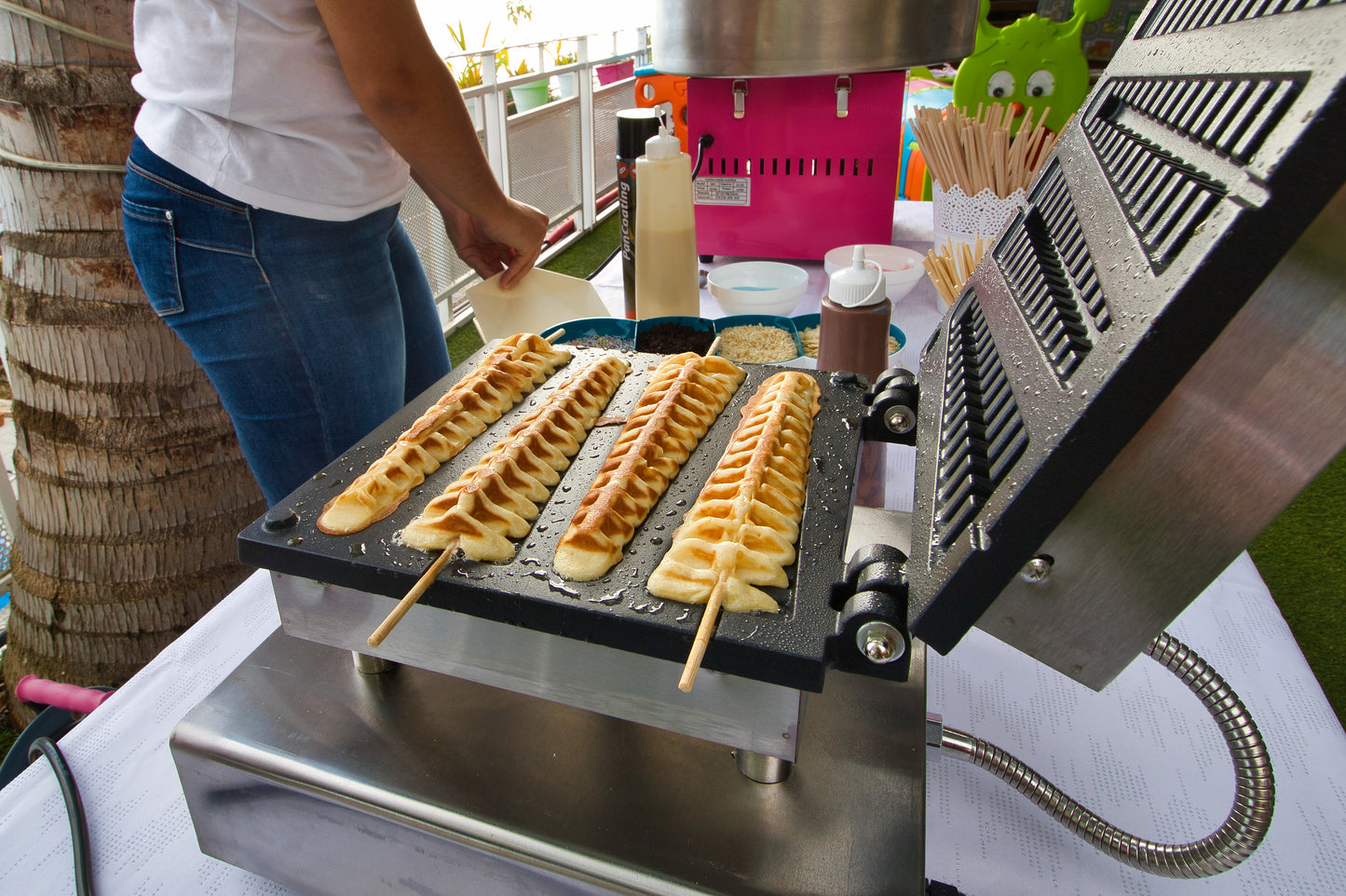 Location machine à gaufres La Réunion | La Petite Touche Sucrée
